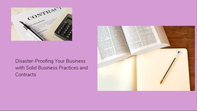 Disaster Proof your Business with Tammy O'Hara