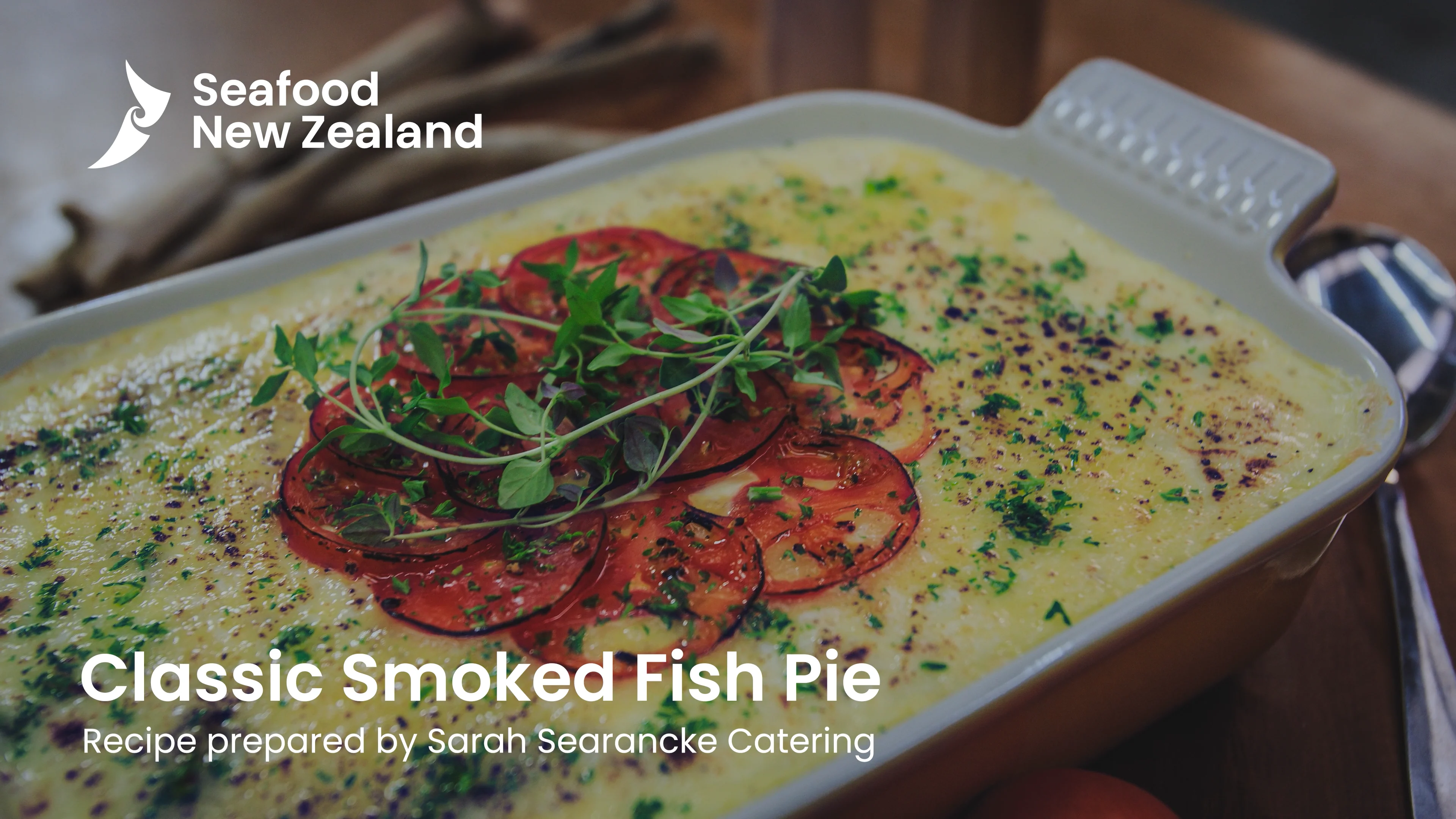 Seafood NZ Classic Smoked Fish Pie recipe on Vimeo