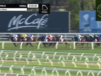 Alabama Express winning the C.F ORR Stakes