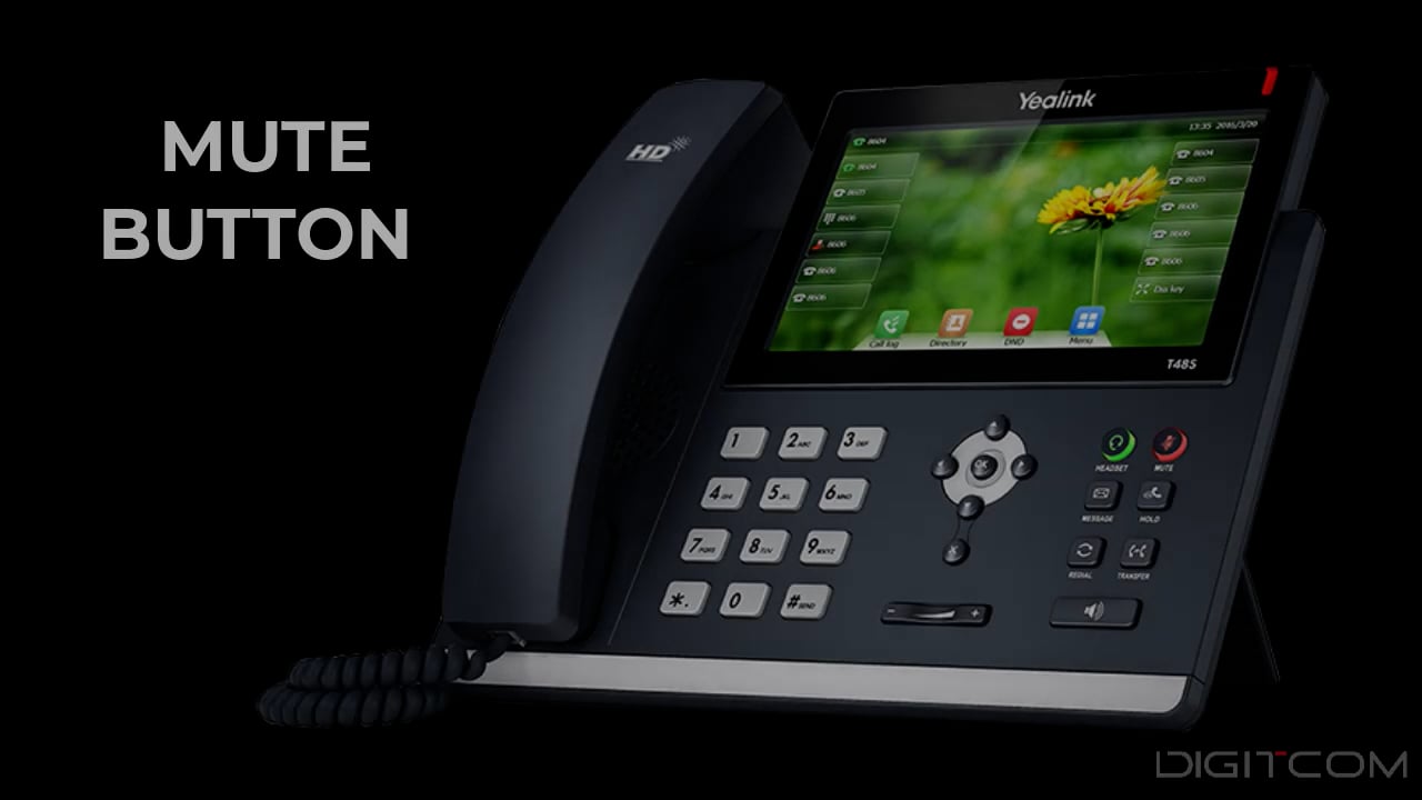 Yealink T48S Mute on Vimeo