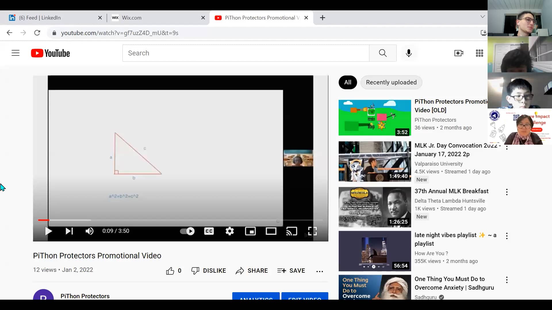 Tuesday Math Python ~ Season 3 class 11 ~ 1-18-22 on Vimeo