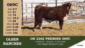 Lot #069C - OR 226Z PREMIER 069C