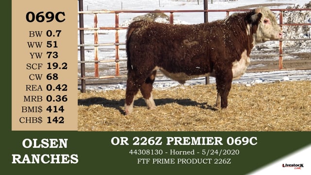 Lot #069C - OR 226Z PREMIER 069C