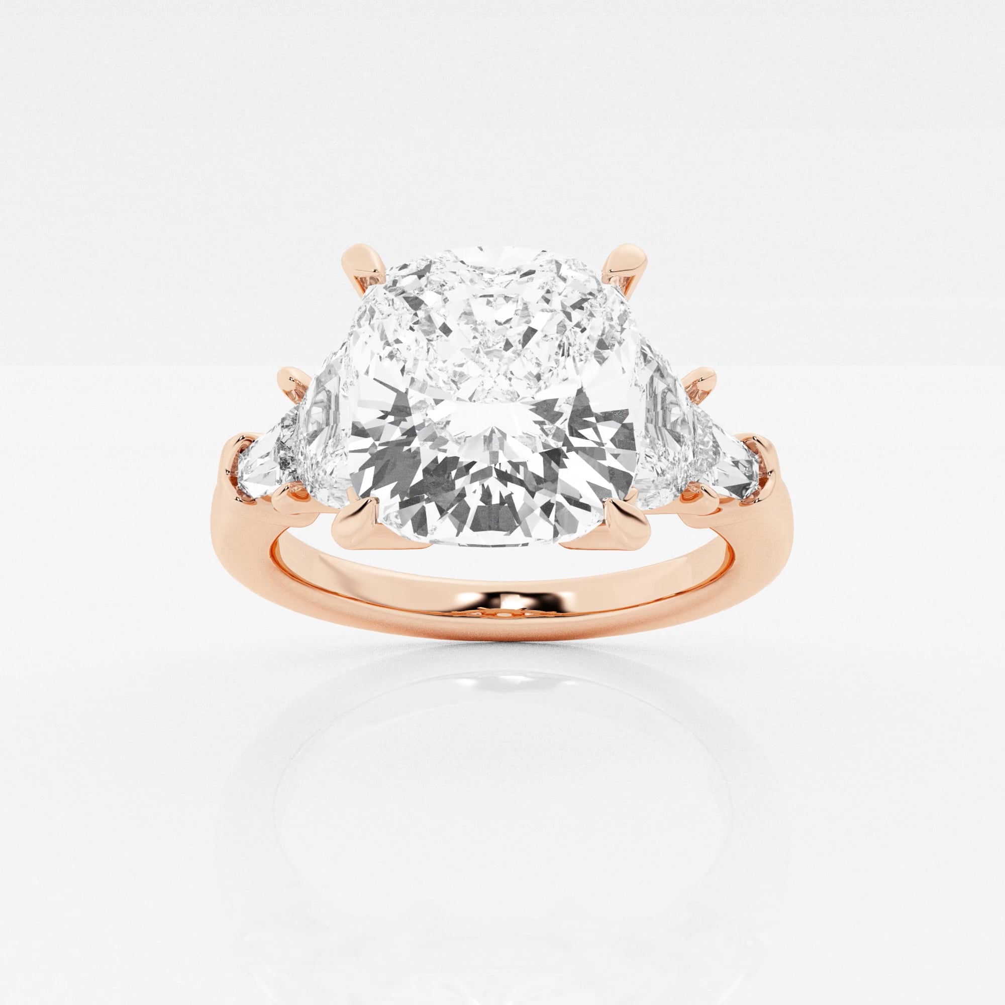 Badgley Mischka Near-Colorless 2 1/4 ctw Elongated Cushion Lab Grown  Diamond Hidden Halo Engagement Ring Platinum, GH, VS2+