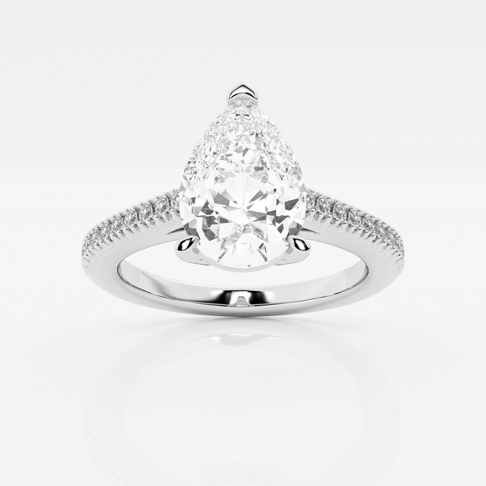 product video for 3 ctw Pear Lab Grown Diamond Engagement Ring