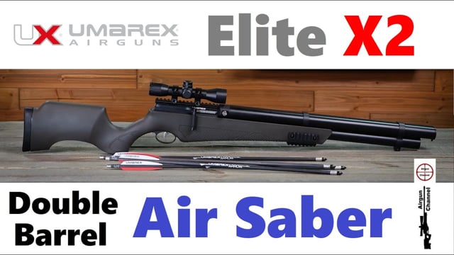 New Airguns 2022 Shot Show (Umarex Air Saber Elite X2) Double Barrel ...