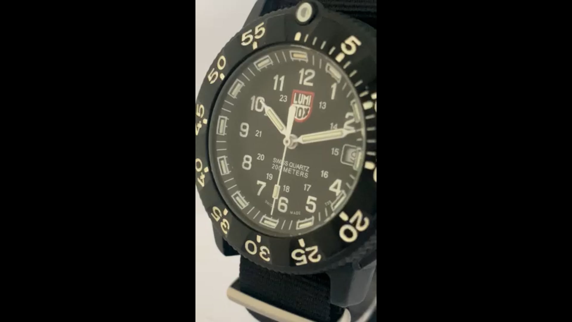 Luminox Series 3000/3900 Stainless Steel Back Quartz Wristwatch