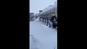Tanta neve in Turchia, paralizzata l'autostrada a Gaziantep