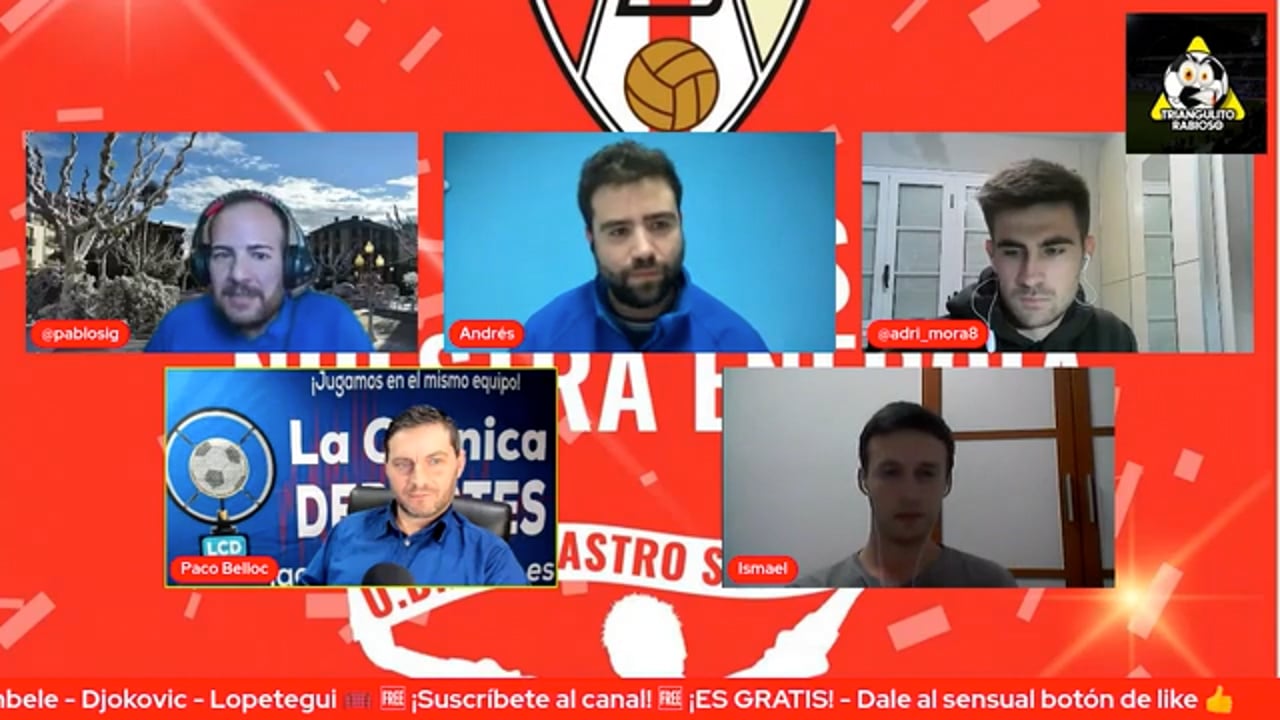 TERTULIA UD BARBASTRO (Jornada 19) Canal YouTube El Triangulito Rabioso