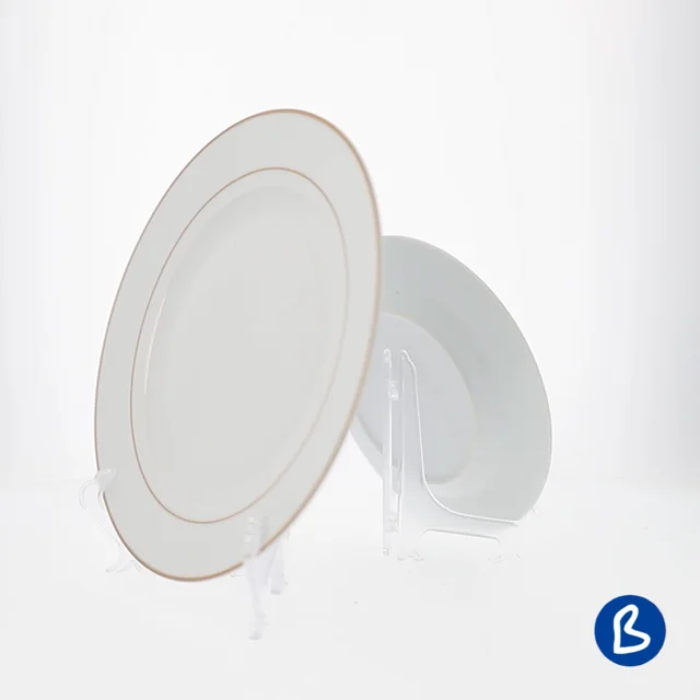 10 White Ceramic Sublimation Plate | Coastal Business