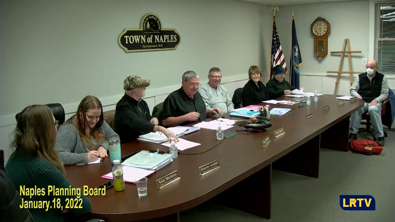 Naples Planning Board 1182022 on Vimeo