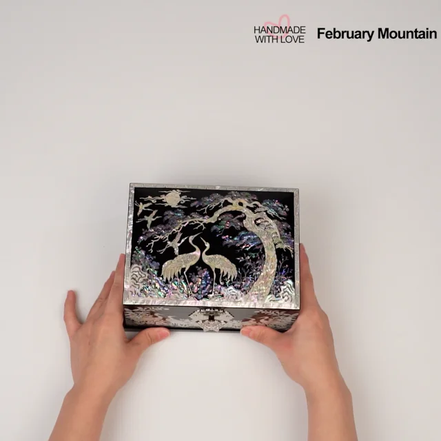 FEBRUARY MOUNTAIN MOTHER OF PEARL TUMBLER