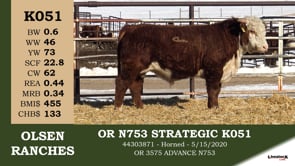 Lot #K051 - OR N753 STRATEGIC K051