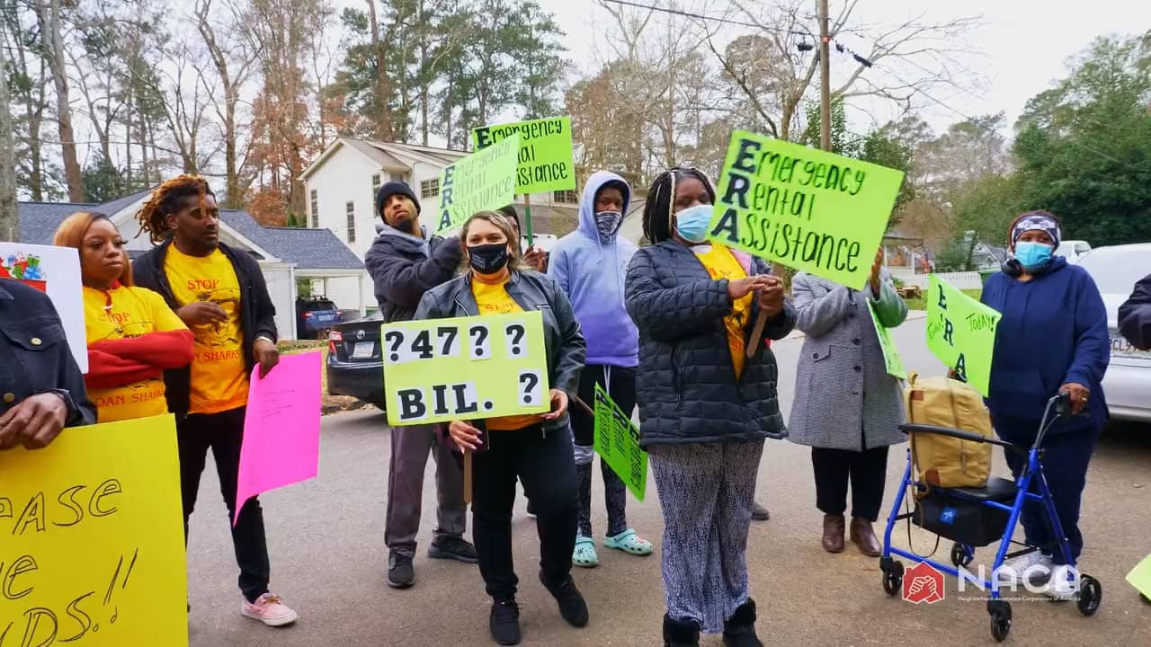 NACA Rental Assistance Action at the Home of Commissioner Christopher ...