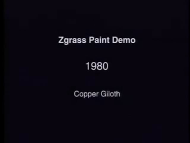 Copper Giloth : Zgrass Paint Demo, 1980