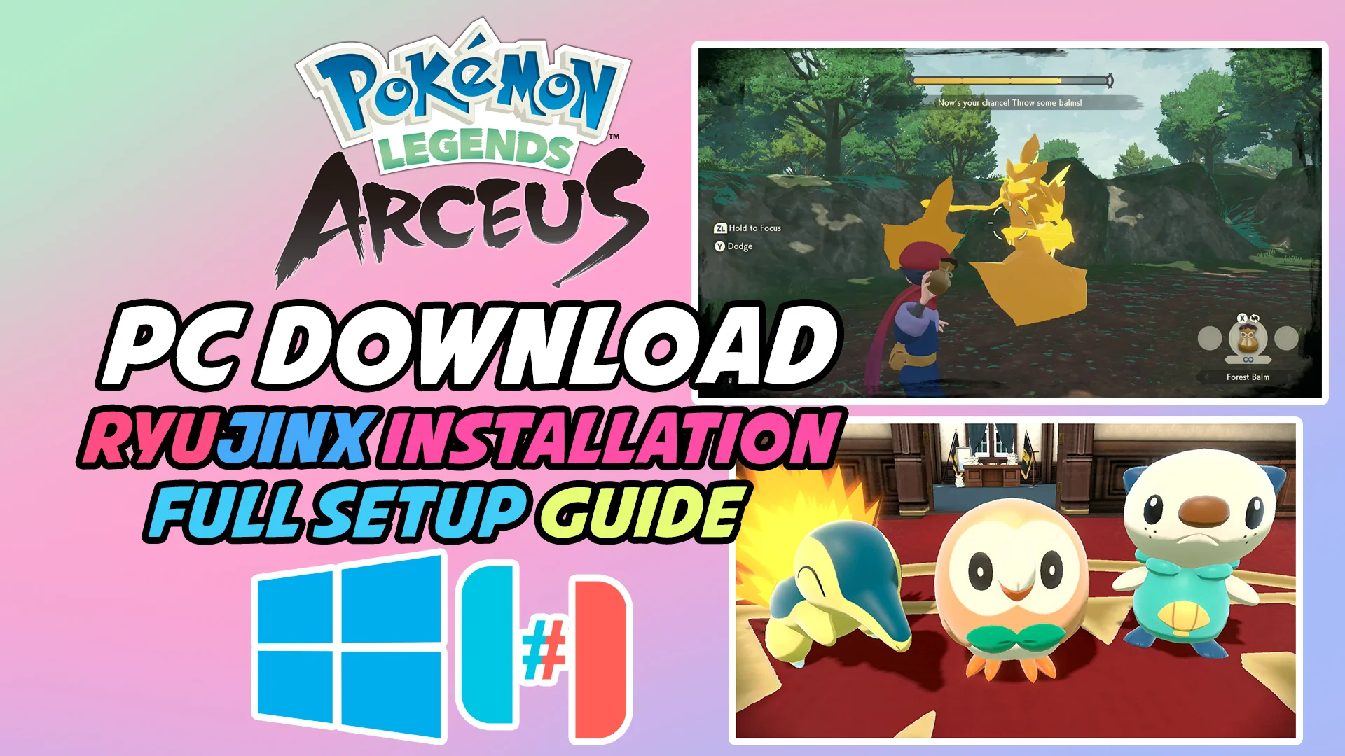 Pokémon Legends Arceus PC Download � Yuzu Installation Guide � on Vimeo