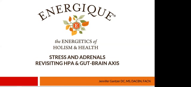 Stress and Adrenals with Dr. Gantzer