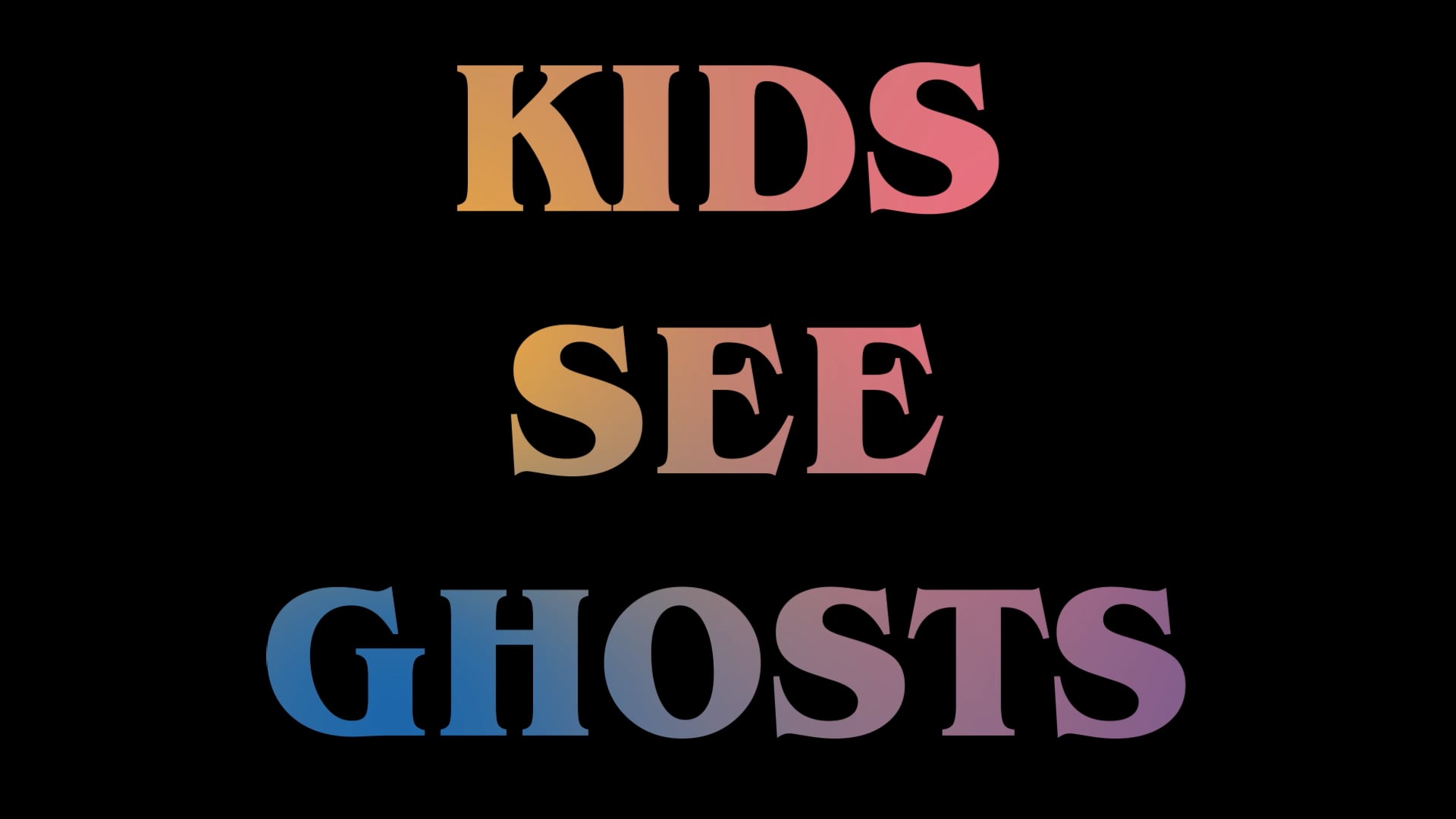 Kids See Ghosts: A Senior Dance Capstone