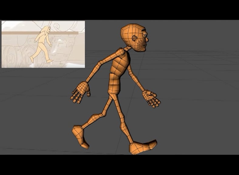 Walk Cycle from Reference on Vimeo