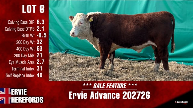 Lot #6 - Ervie Advance 202726