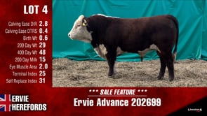 Lot #4 - Ervie Advance 202699