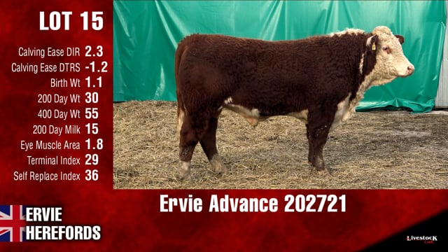 Lot #15 - Ervie Advance 202721