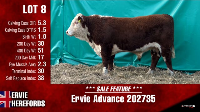 Lot #8 - Ervie Advance 202735