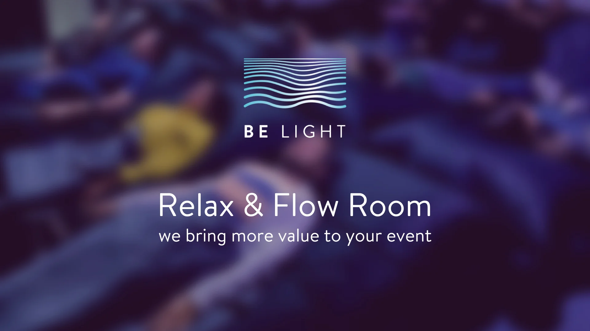 BE LIGHT Relax & Flow Room on Vimeo