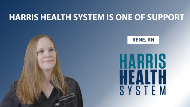 Harris Health System is One of Support