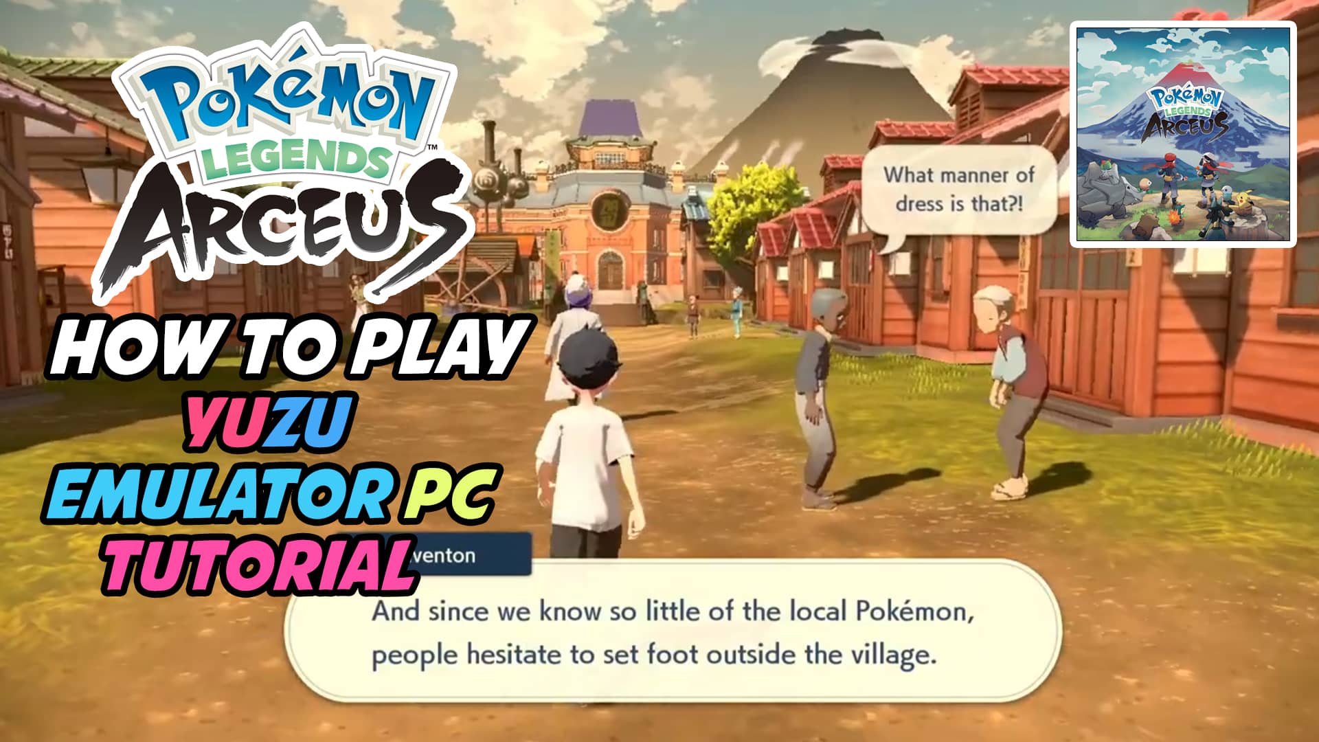 How to Play Pokémon Legends Arceus on PC Using Yuzu Emulator on Vimeo
