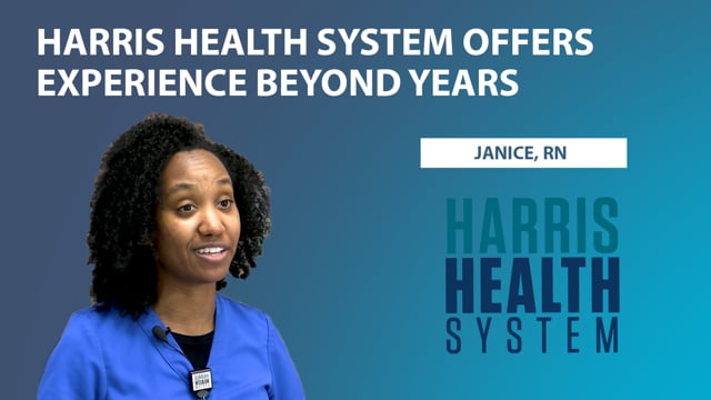 Harris Health System Offers Experience Beyond Years