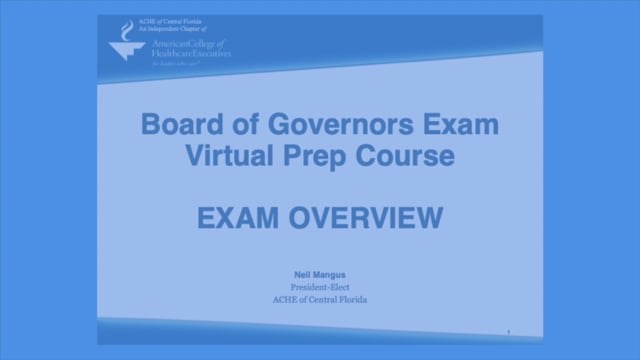 2 - Exam Overview