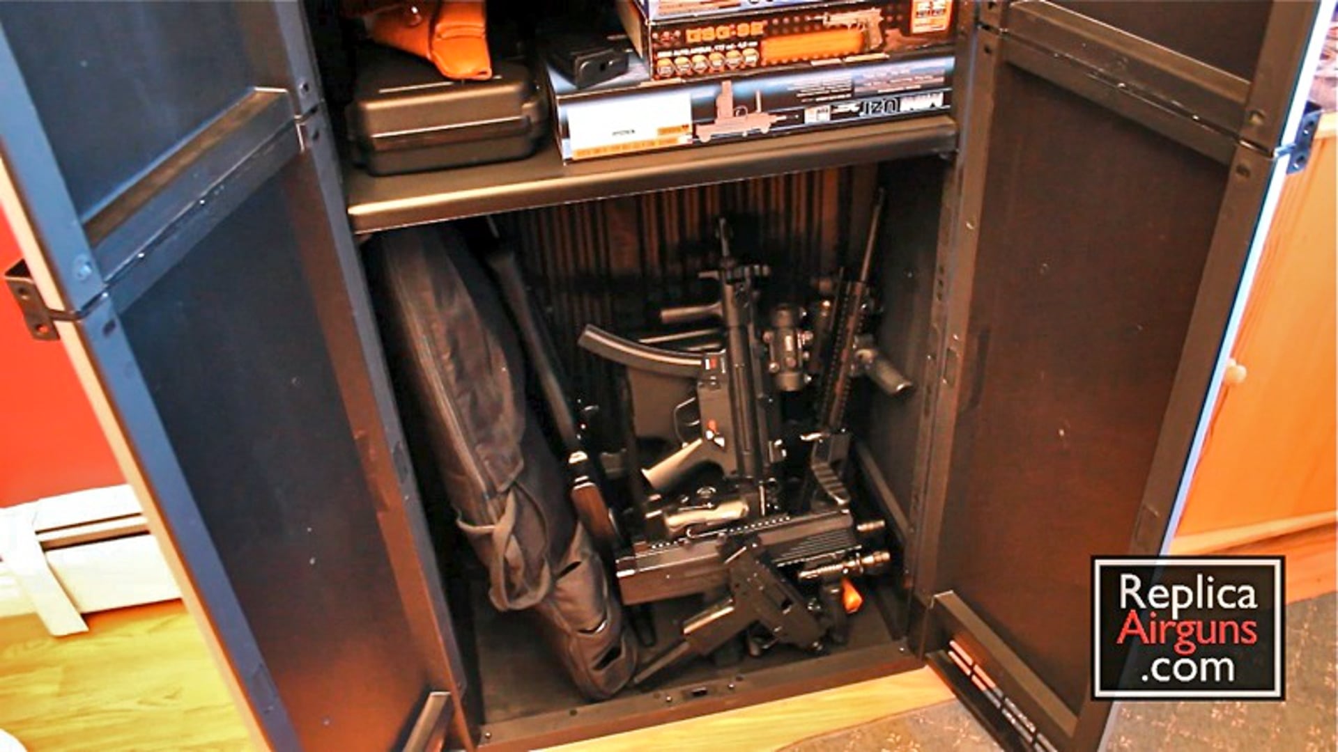 Safe Air and Blank Gun Storage Unit On a Budget