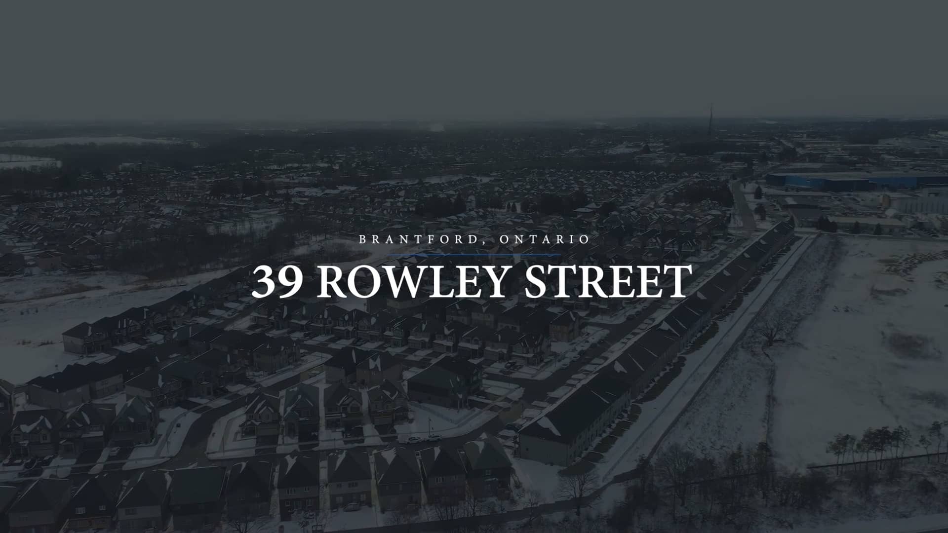 Unbranded Preview 39 Rowley St Brantford on Vimeo