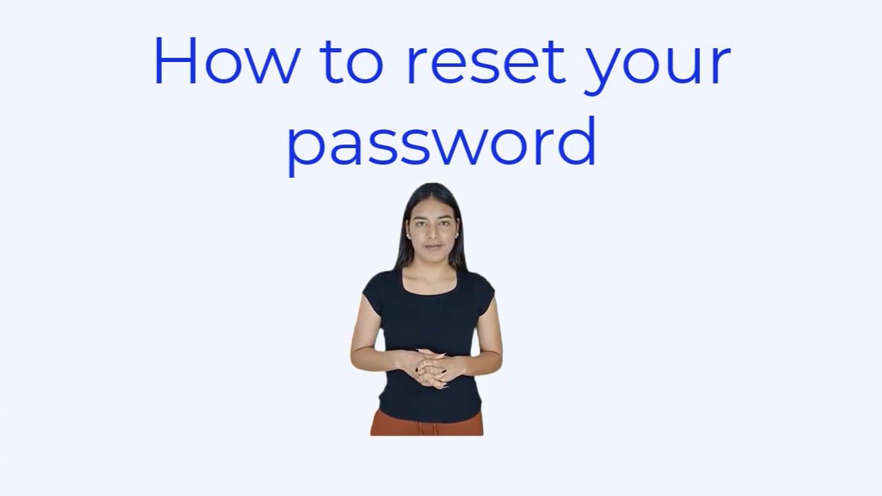 Reset Password Steps on Vimeo