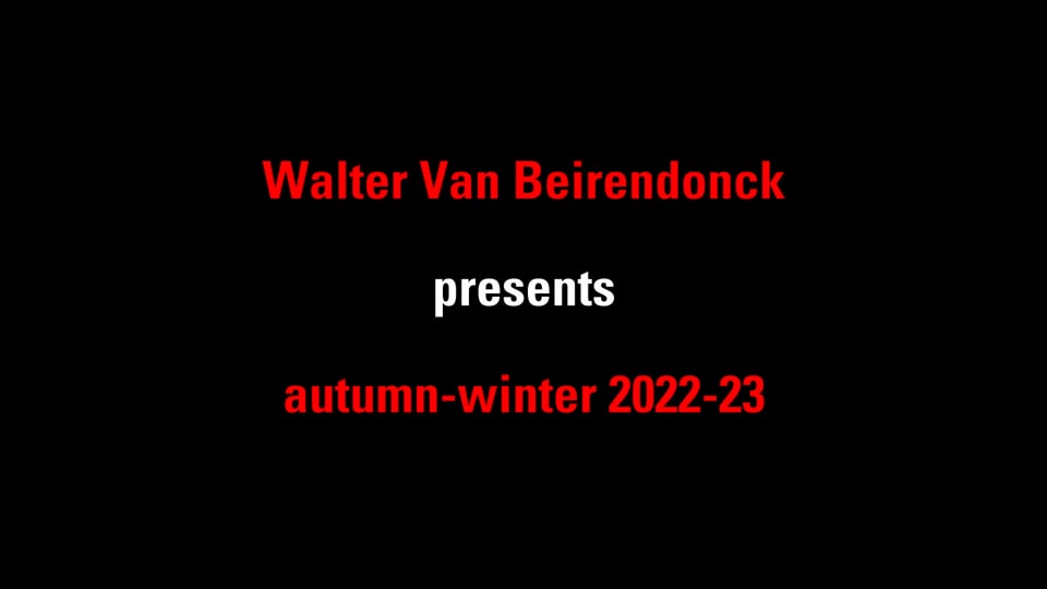 Walter Van Beirendonck Winter 2000/2001 on Vimeo