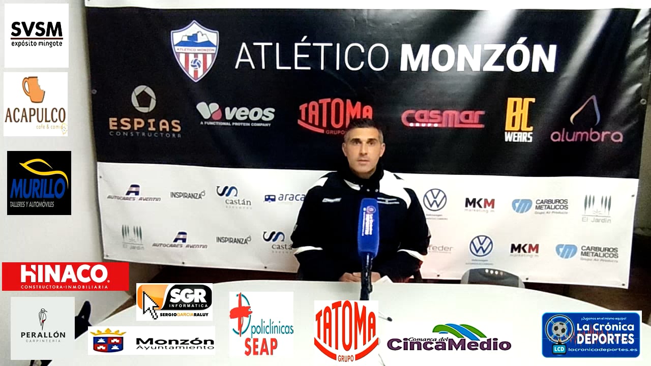 LA PREVIA / CD.Robres - At.Monzón / J 20 / Cristian Abad (Entrenador AT Monzón) 3ª División