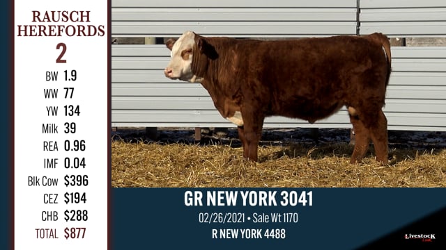 Lot #2 - GR NEW YORK 3041