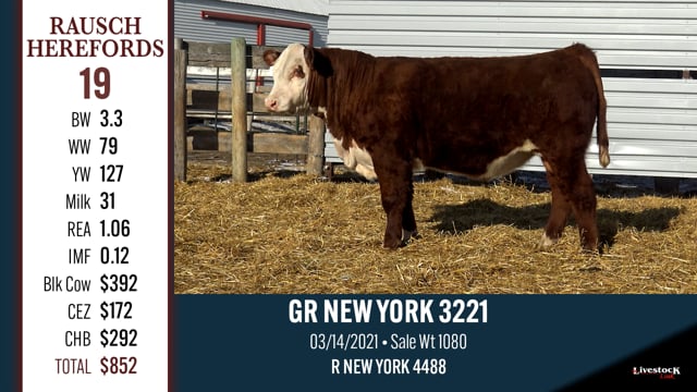 Lot #19 - GR NEW YORK 3221