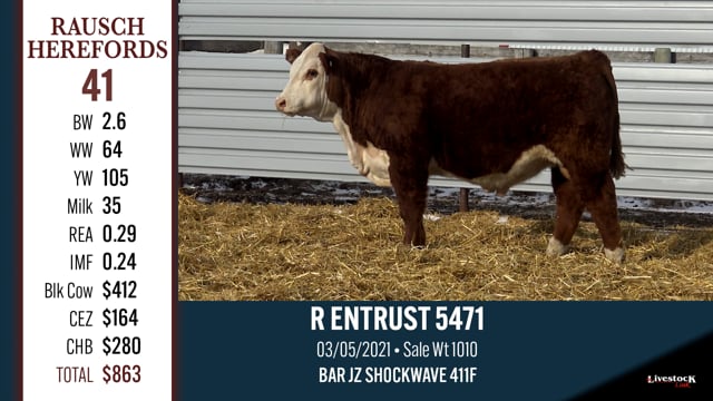 Lot #41 - R ENTRUST 5471