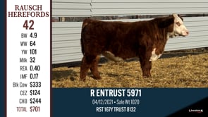 Lot #42 - R ENTRUST 5971