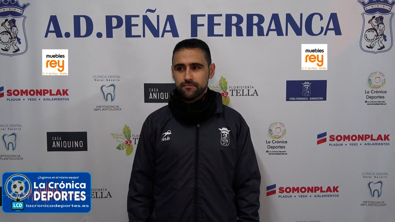 LA PREVIA / UD Fraga - P. Ferranca Tella / JAVI RAUSELL (Jugador Ferranca) Jornada 17 / Preferente - Gr 1