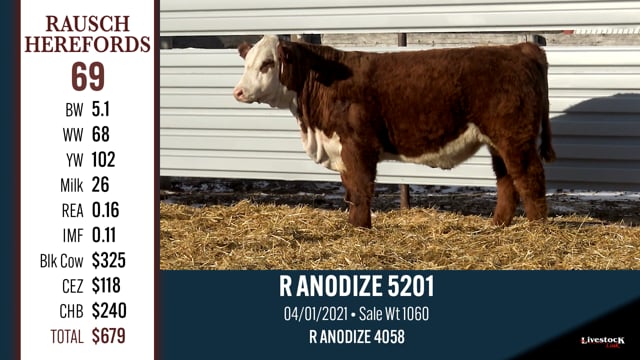 Lot #69 - R ANODIZE 5201
