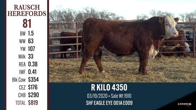 Lot #81 - R KILO 4350