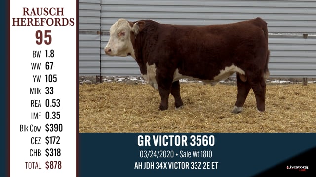 Lot #95 - GR VICTOR 3560