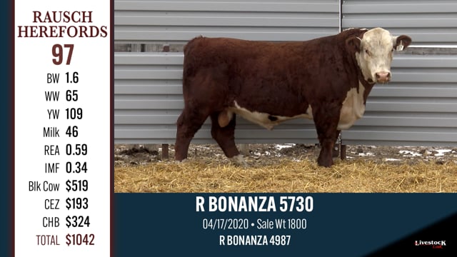 Lot #97 - R BONANZA 5730