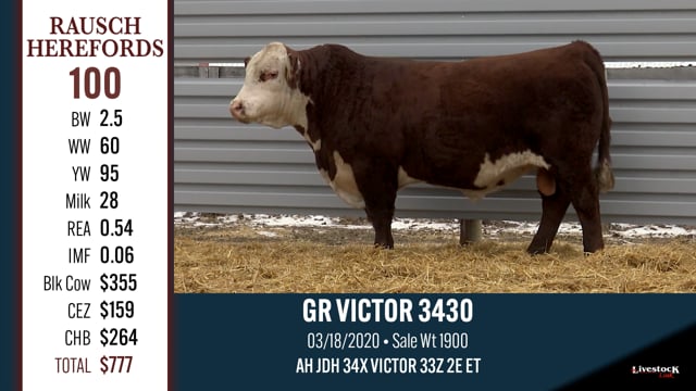 Lot #100 - GR VICTOR 3430