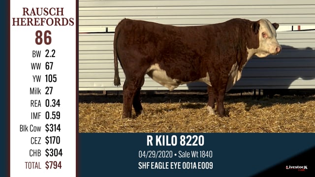 Lot #86 - R KILO 8220