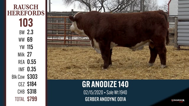 Lot #103 - GR ANODIZE 140