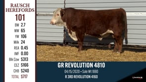 Lot #101 - GR REVOLUTION 4810